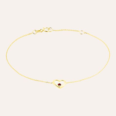 Bracciale Charlotte Oro Giallo Rubino - Bracciali Love Donna | Stroili
