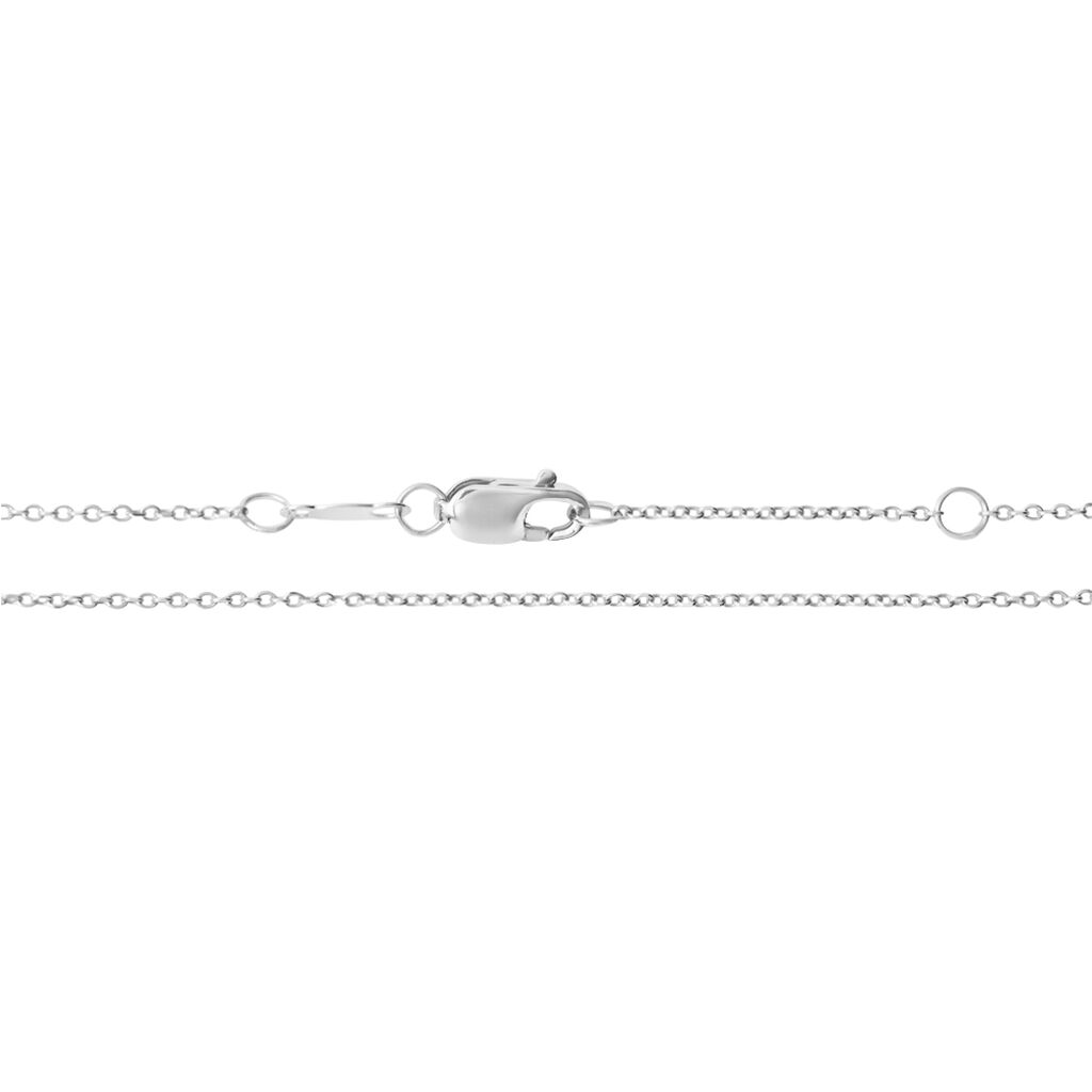 Collana Doppio Punto Luce Diamade Oro Bianco Diamante Lab-Grown - Collane Punto Luce Donna | Stroili