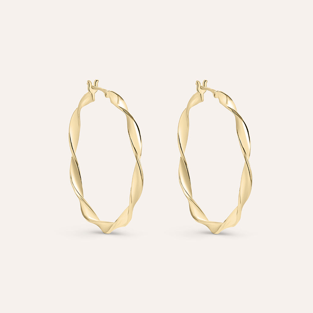 Orecchini A Cerchio Golden Dream Placcato Oro Giallo