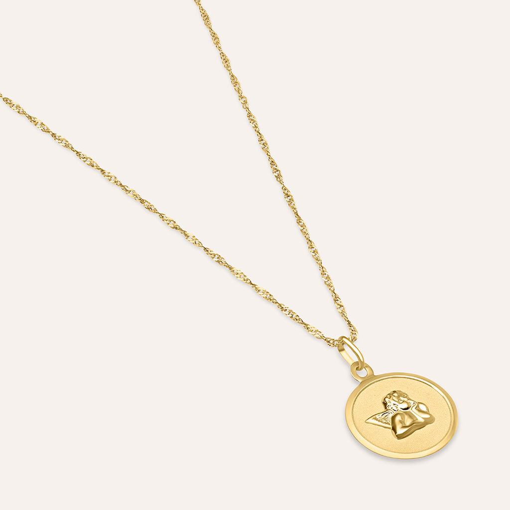 Pendente Holy Oro Giallo - Ciondoli con Incisione Unisex | Stroili