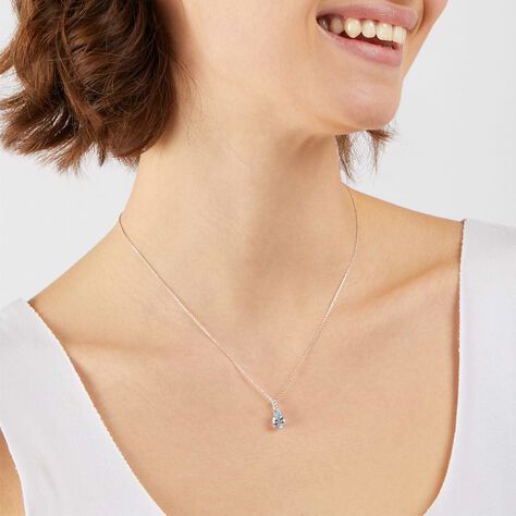 Collana Punto Luce Amélie Oro Bianco Topazio Cubic Zirconia - Collane Punto Luce Donna | Stroili