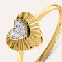 Anello Fantasia Claire Oro Giallo Cubic Zirconia