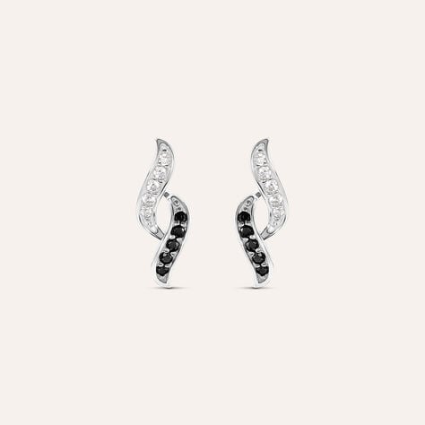 Orecchini Lobo Silver Shine Argento Rodiato Cubic Zirconia - Orecchini a Lobo Donna | Stroili