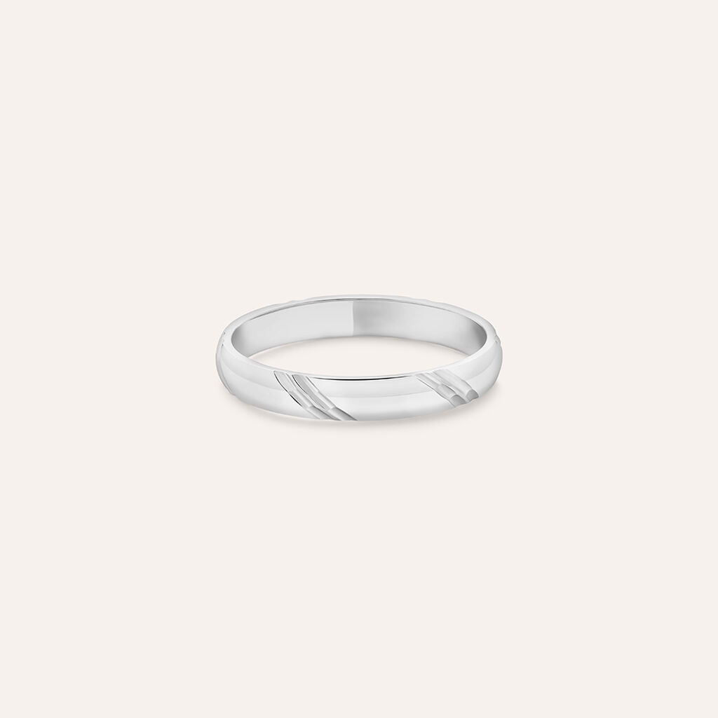 Fede Classica 3 mm Argento Rodiato - Fedi Uomo | Stroili