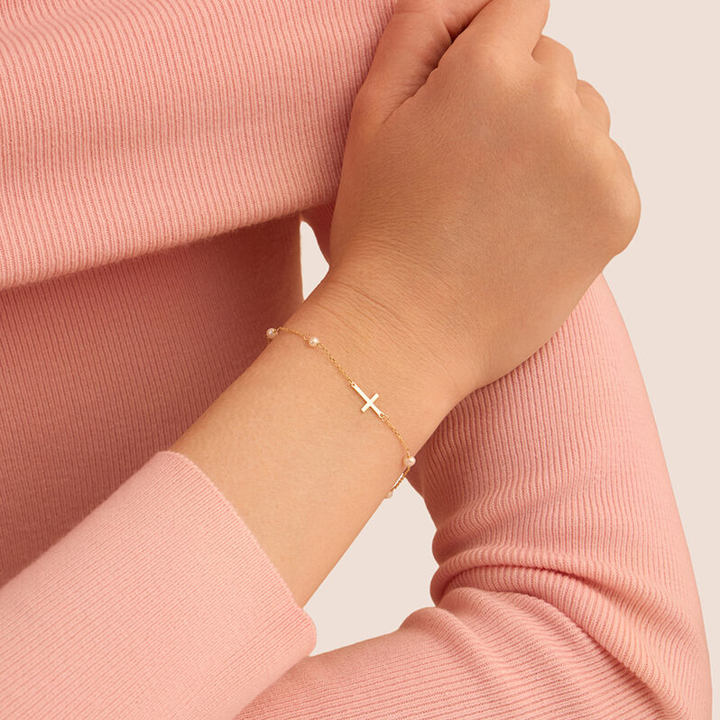 Bracciale Holy Oro Giallo Perla D'Acqua Dolce - Bracciali Donna | Stroili