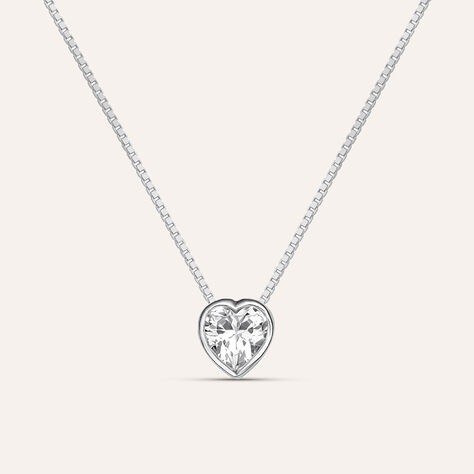 Collana Silver Elegance Argento Rodiato Cubic Zirconia - Collane Donna | Stroili