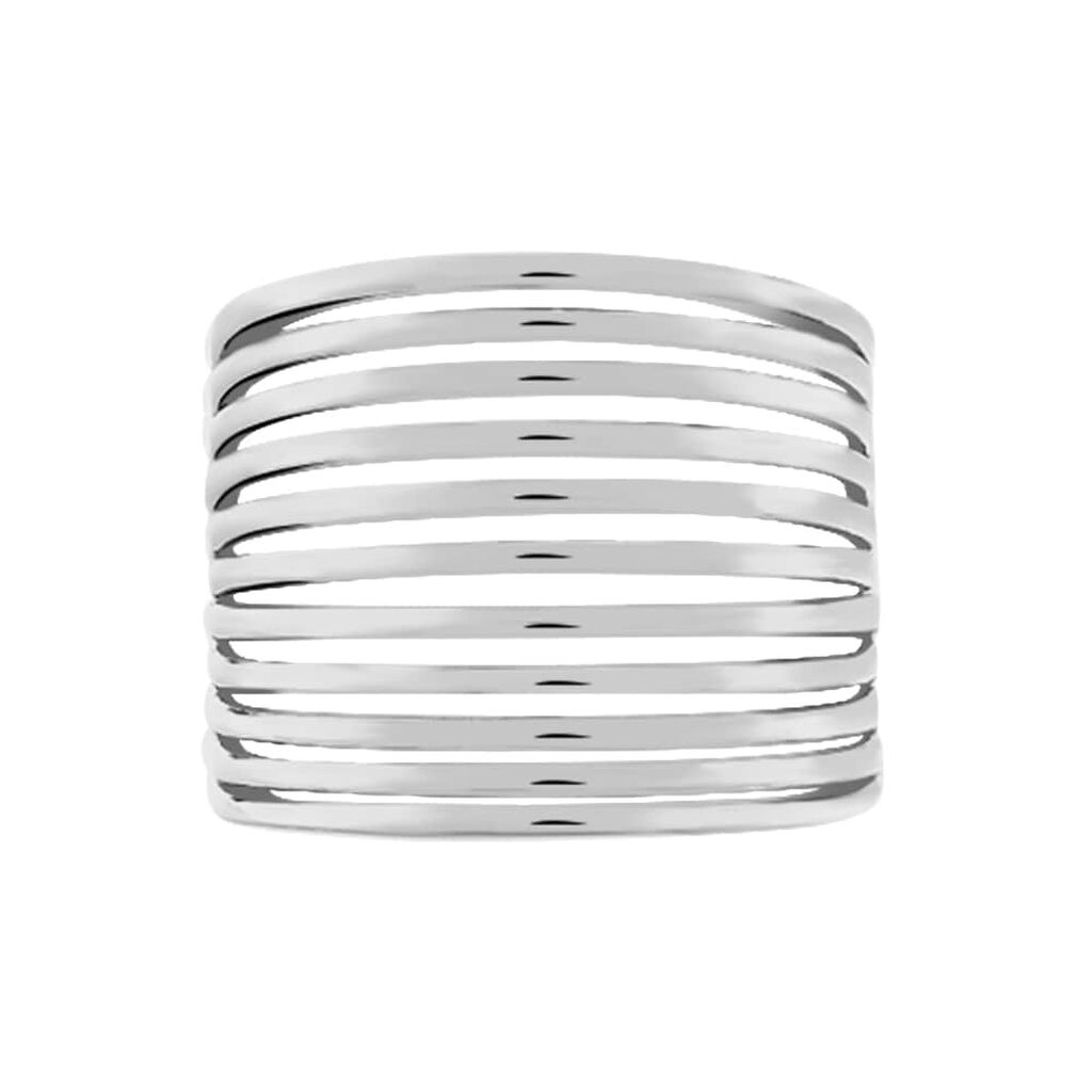 Anello Fascia Moonlight Acciaio