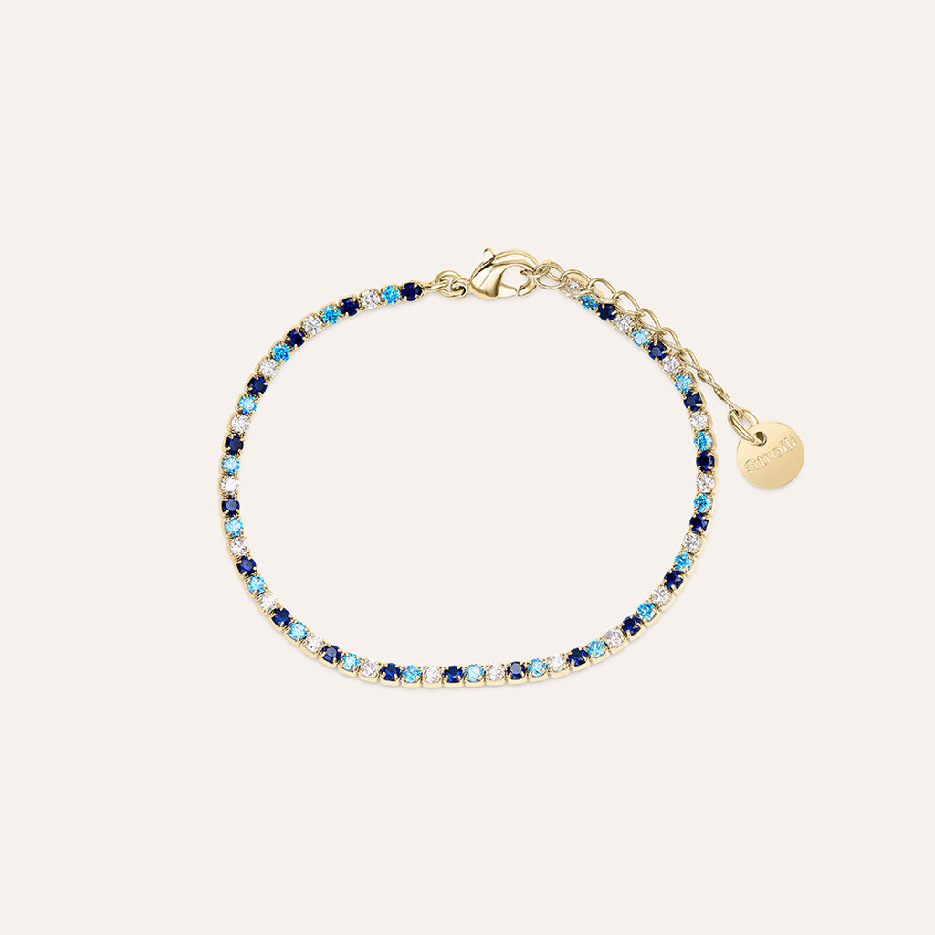 Bracciale Tennis Golden Dream Placcato Oro Giallo Cubic Zirconia