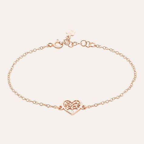 Bracciale Silver Collection Argento Rosa - Bracciali Love Donna | Stroili