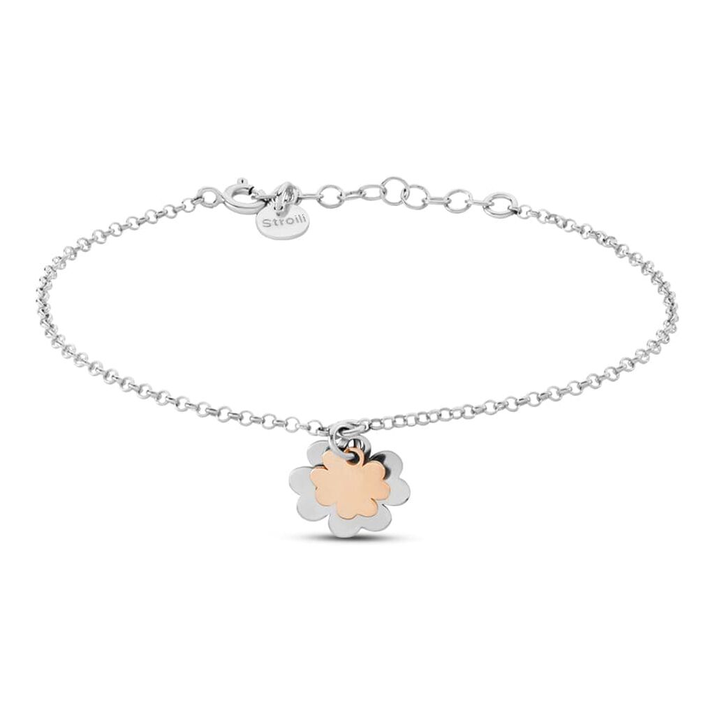 Bracciale Silver Collection Argento Bicolore Bianco / Rosa - Bracciali Donna | Stroili