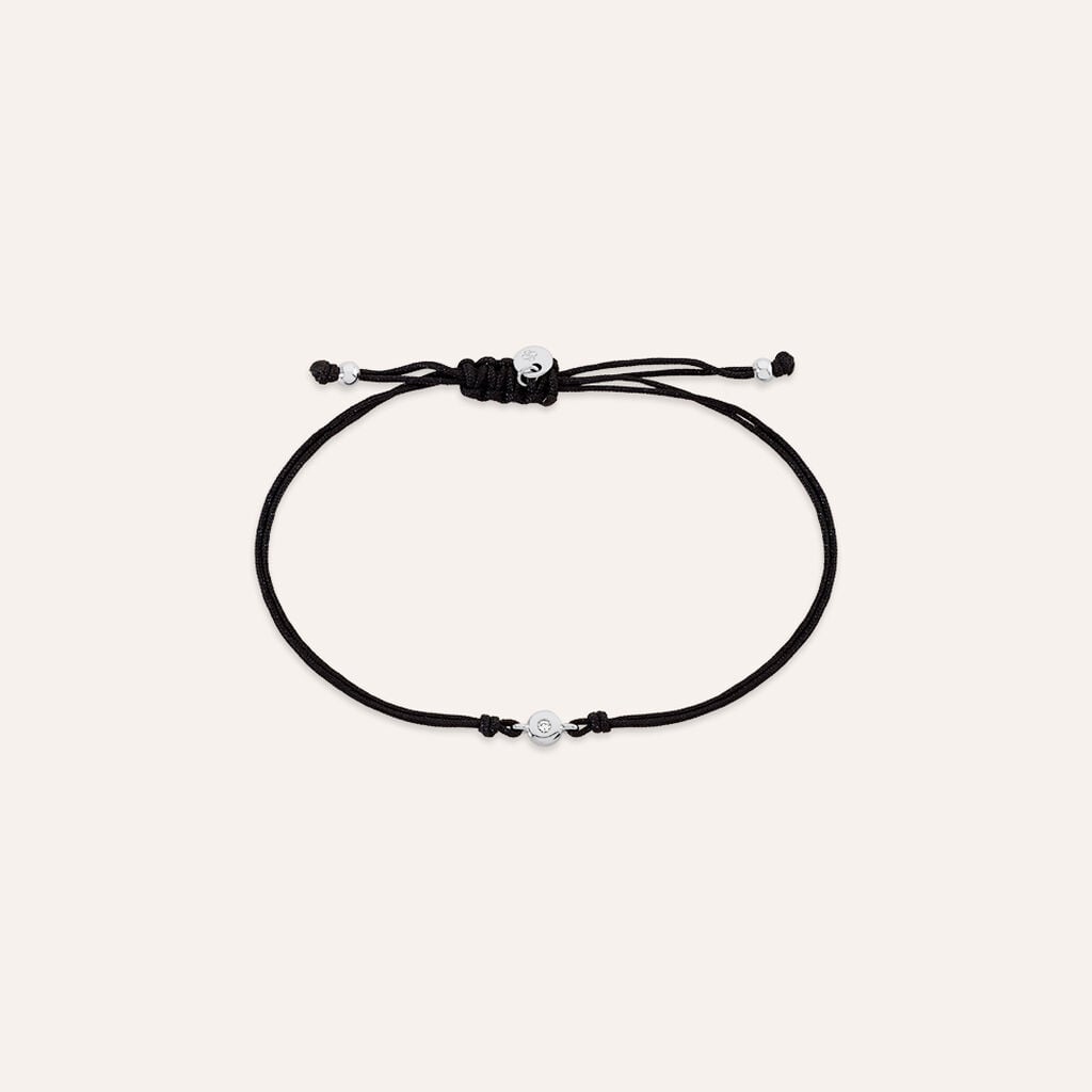 Bracciale Punto Luce Silver Diamonds Argento Rodiato Diamante Lab-Grown