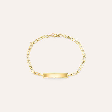 Bracciale Con Targhetta Holy Oro Giallo