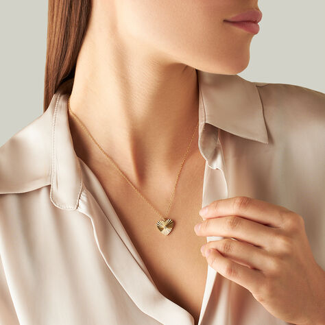 Collana Lady Code Acciaio Dorato Cristallo - Collane Donna | Stroili