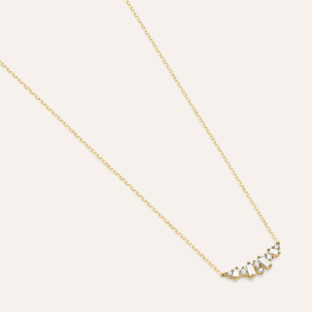 Collana Diamade Glam Oro Giallo Diamante Lab-Grown