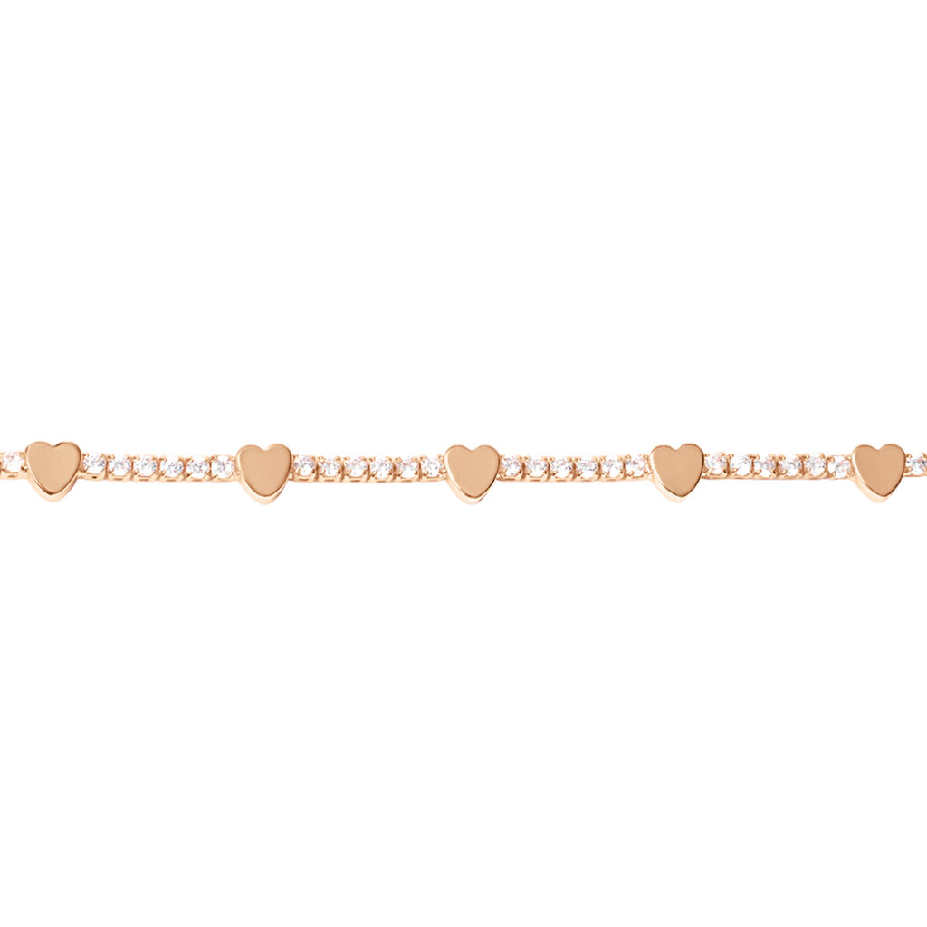 Bracciale Romantic Shine Ottone Rosa Cristallo - Bracciali Love Donna | Stroili