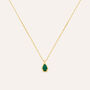 Collana Punto Luce Charlotte Oro Giallo Smeraldo