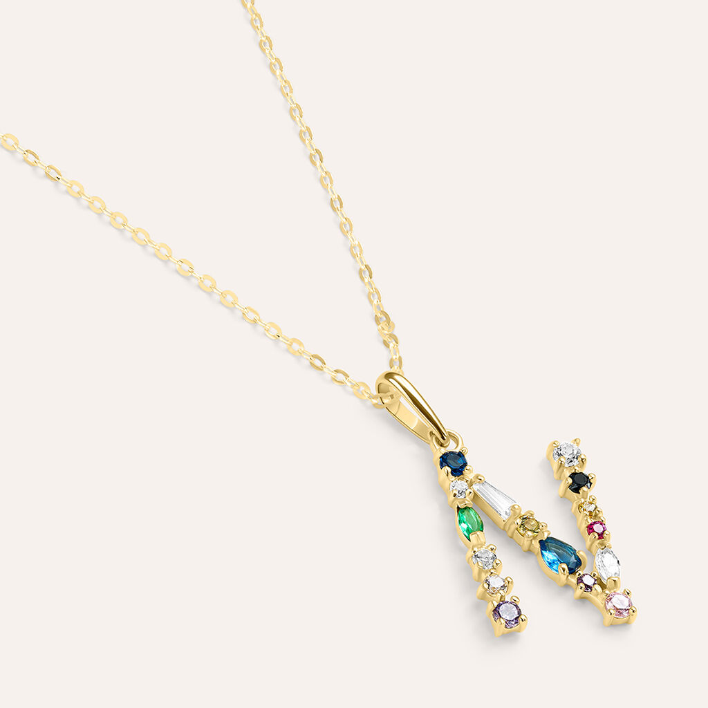 Pendente Claire Oro Giallo Cubic Zirconia