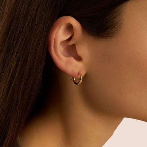 Orecchini A Cerchio Gold Essence Oro Giallo - Orecchini a Cerchio Donna | Stroili