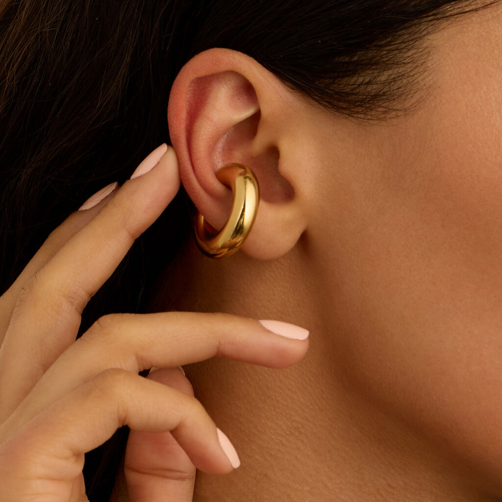 Ear Cuff Radiance Acciaio Dorato