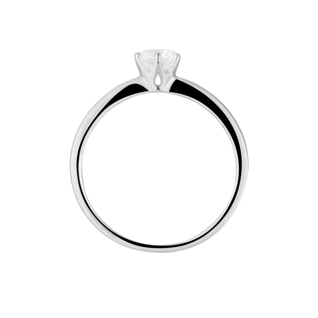 Anello Solitario Diamade Oro Bianco Diamante Lab-Grown - Anelli con Pietre Donna | Stroili