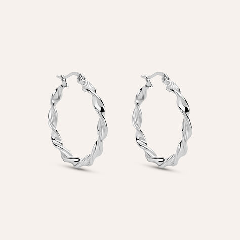 Orecchini A Cerchio Moonlight Acciaio - Orecchini a Cerchio Donna | Stroili