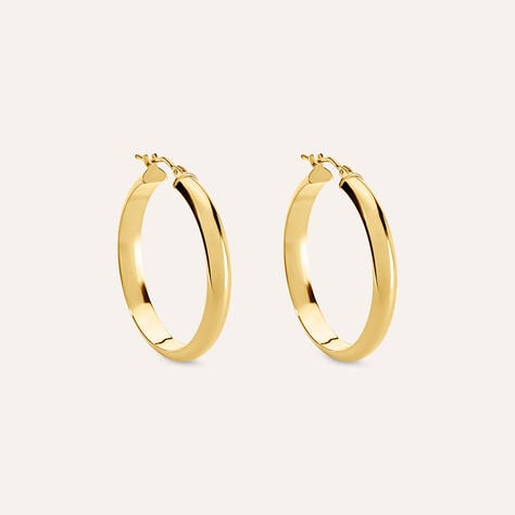 Orecchini A Cerchio Toujours Oro Giallo - Orecchini a Cerchio Donna | Stroili