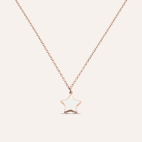 Collana Lady Sweet Acciaio Rosato Stella marina - Collane Donna | Stroili