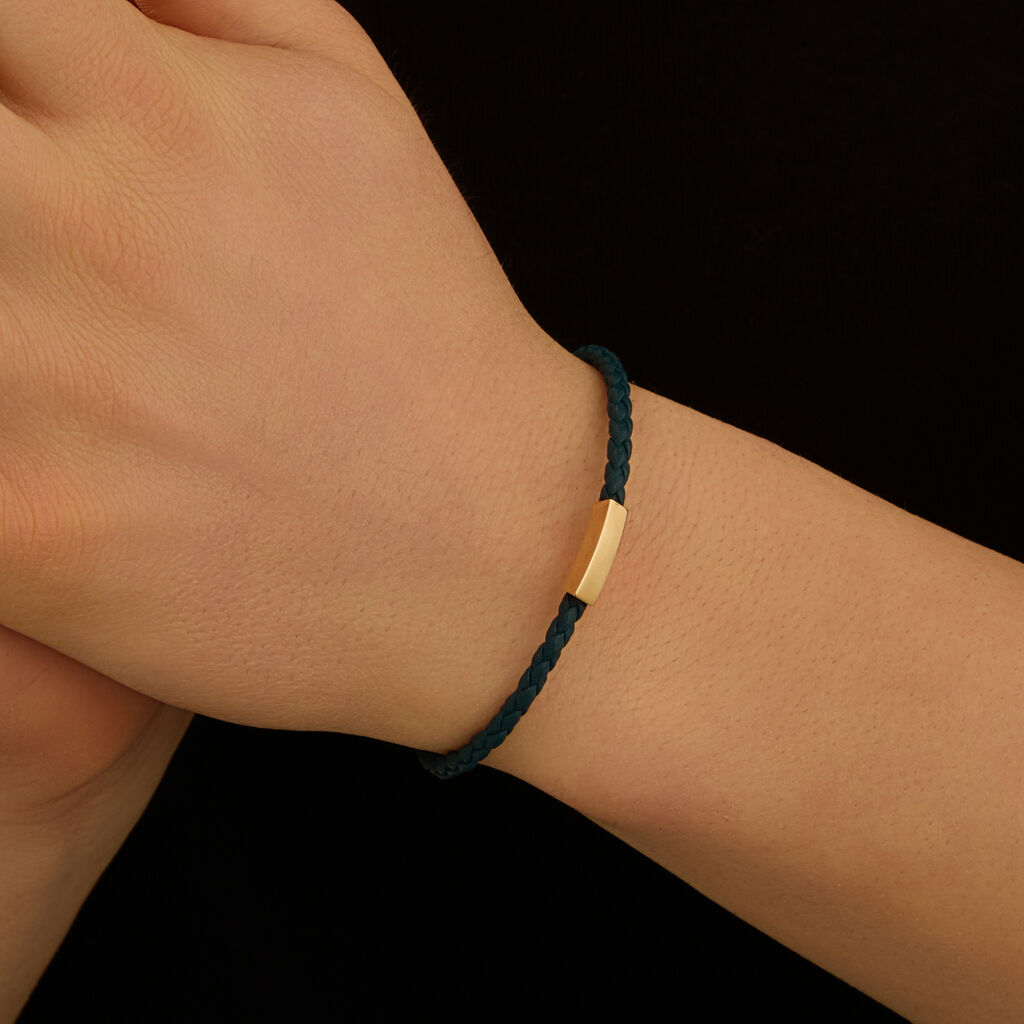 Bracciale Con Targhetta L'homme Or Oro Giallo