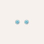 Orecchini Lobo Punto Luce Silver Rainbow Argento Rodiato Cubic Zirconia
