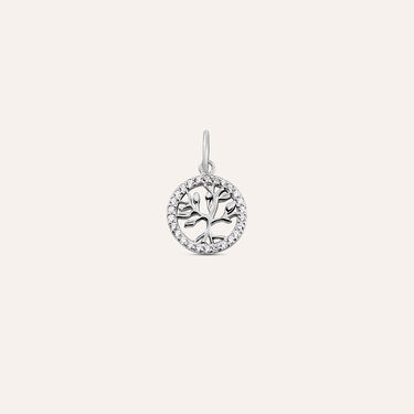 Pendente Love Beats Argento Rodiato Cubic Zirconia