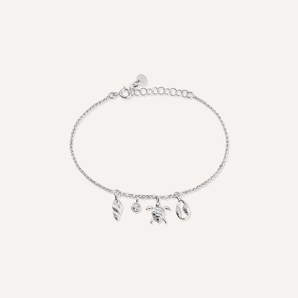 Bracciale Silver Collection Argento Rodiato Cubic Zirconia