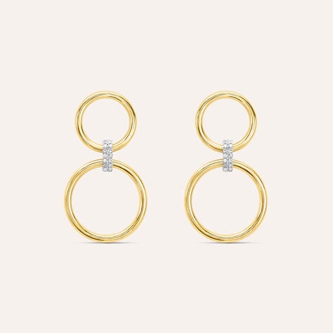 Orecchini Pendenti Sophia Oro Giallo Diamante - Orecchini Pendenti Donna | Stroili