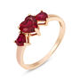 Anello Trilogy Silver Rainbow Argento Rosa Cubic Zirconia