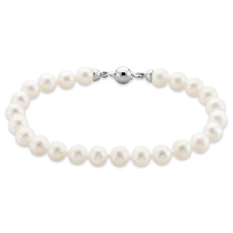Bracciale Gabrielle Oro Bianco Perla D'Acqua Dolce - Bracciali Donna | Stroili