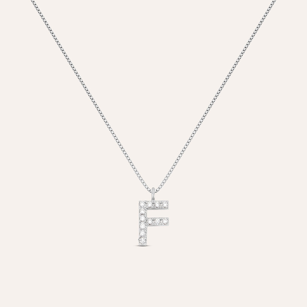 Collana Silver Moments Argento Rodiato Cubic Zirconia