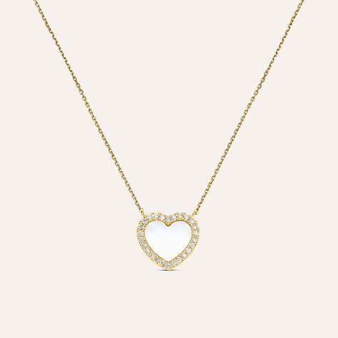 Collana Beverly Oro Giallo Madreperla Cubic Zirconia - Collane Donna | Stroili