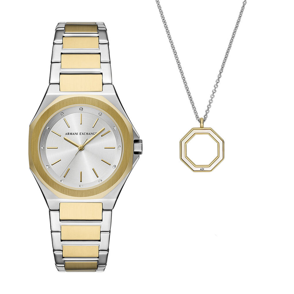 Set Orologio Al Quarzo Armani Exchange Ax7161set - Orologi solo Tempo Donna | Stroili