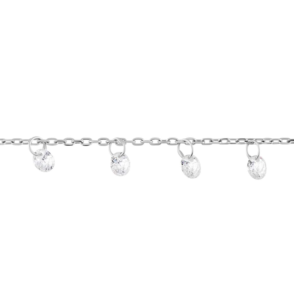 Cavigliera Silver Elegance Argento Rodiato Cubic Zirconia - Cavigliere Donna | Stroili