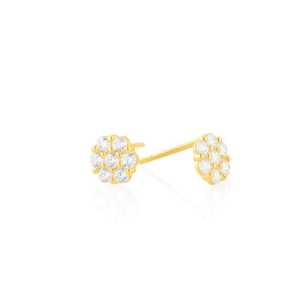 Orecchini Lobo Bon Ton Oro Giallo Cubic Zirconia - Orecchini a Lobo Donna | Stroili