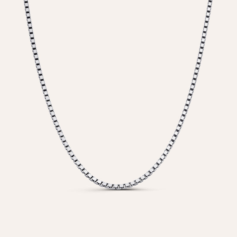 Catenina Gentleman Argento Rodiato - Catenina Uomo | Stroili