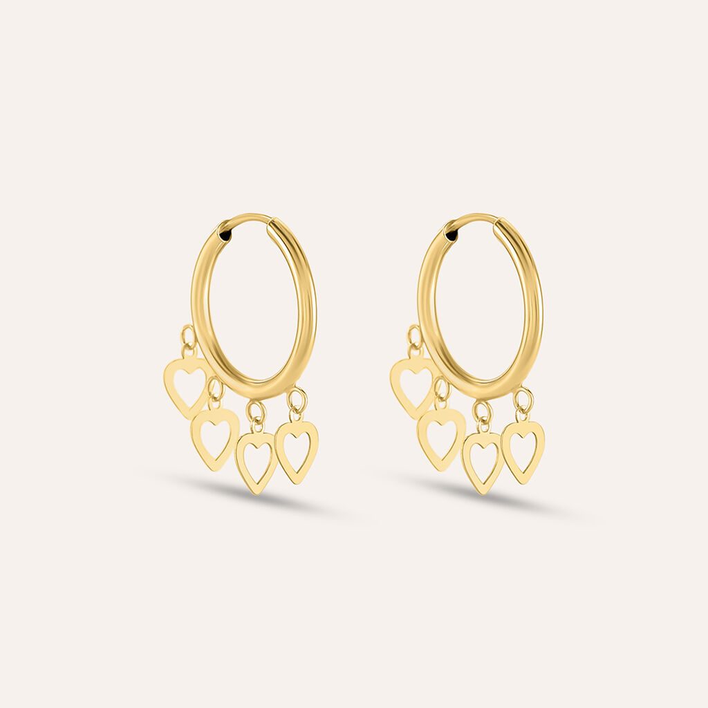 Orecchini A Cerchio Toujours Oro Giallo