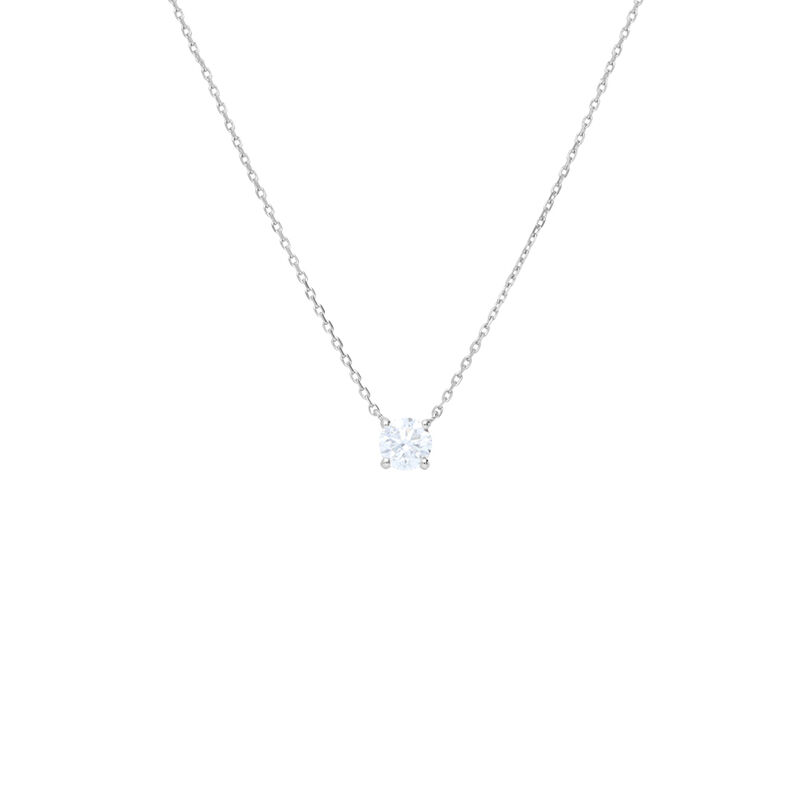 Collana Punto Luce Diamade Oro Bianco Diamante Lab-Grown - Collane Punto Luce Donna | Stroili