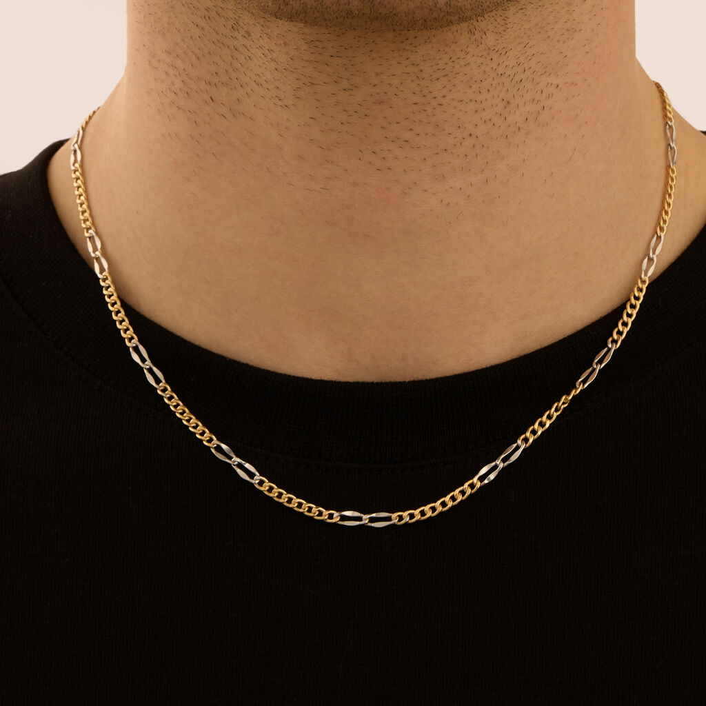 Catena L'homme Or Oro Bicolore