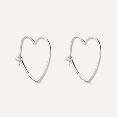 Orecchini A Cerchio Silver Collection Argento Rodiato