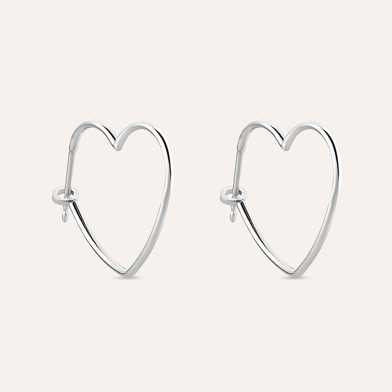 Orecchini A Cerchio Silver Collection Argento Rodiato - Orecchini a Cerchio Donna | Stroili