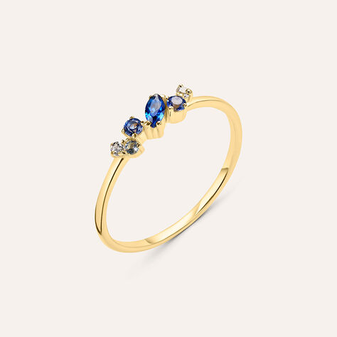 Anello Fantasia Claire Oro Giallo Cubic Zirconia - Anelli con Pietre Donna | Stroili