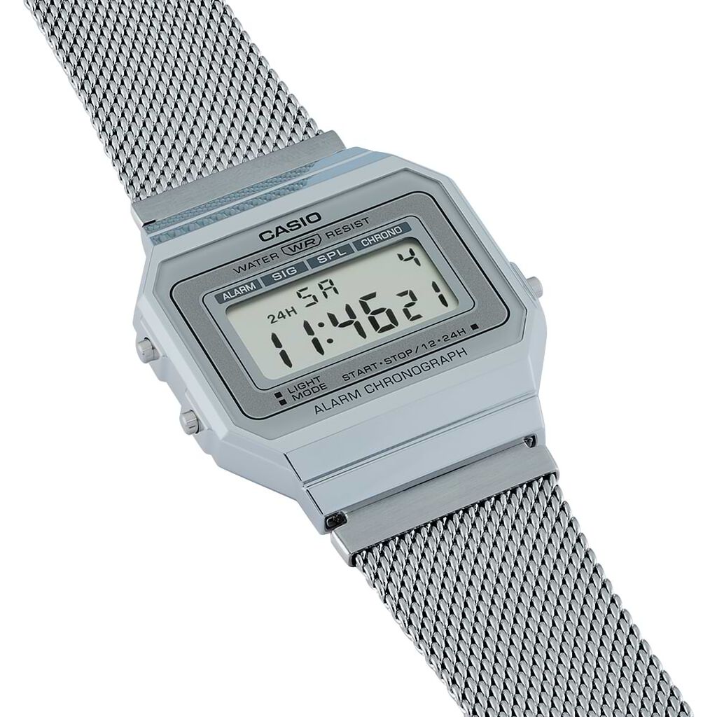 Orologio Al Quarzo Casio Vintage Collection A700wem-7aef - Orologi a Maglia Milanese Unisex | Stroili
