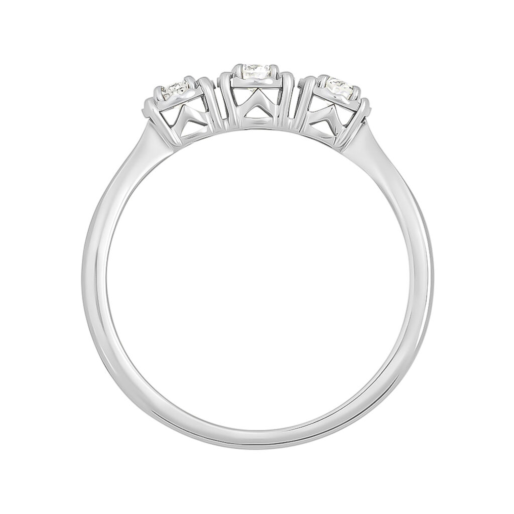 Anello Trilogy Diamotion Oro Bianco Diamante - Anelli con Pietre Donna | Stroili