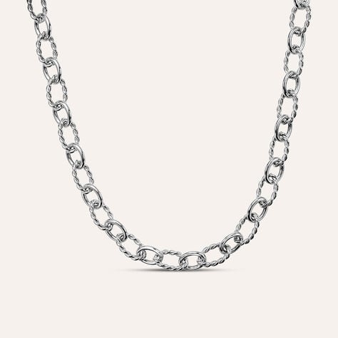 Catena Silver Collection Argento Rodiato - Collane Catena Donna | Stroili