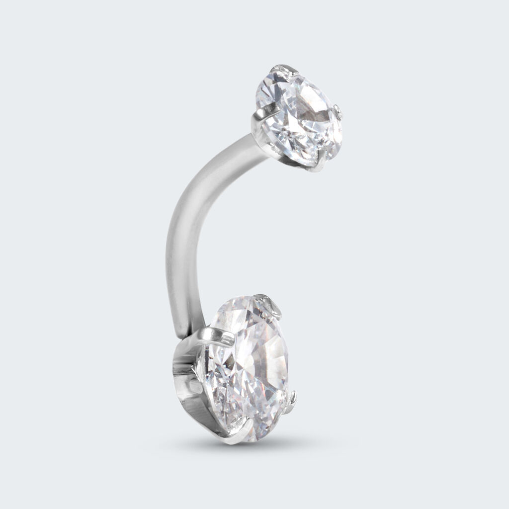 Piercing Ombelico Lady Code Acciaio Cristallo - Gioielli Donna | Stroili